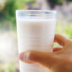 Drinking milk